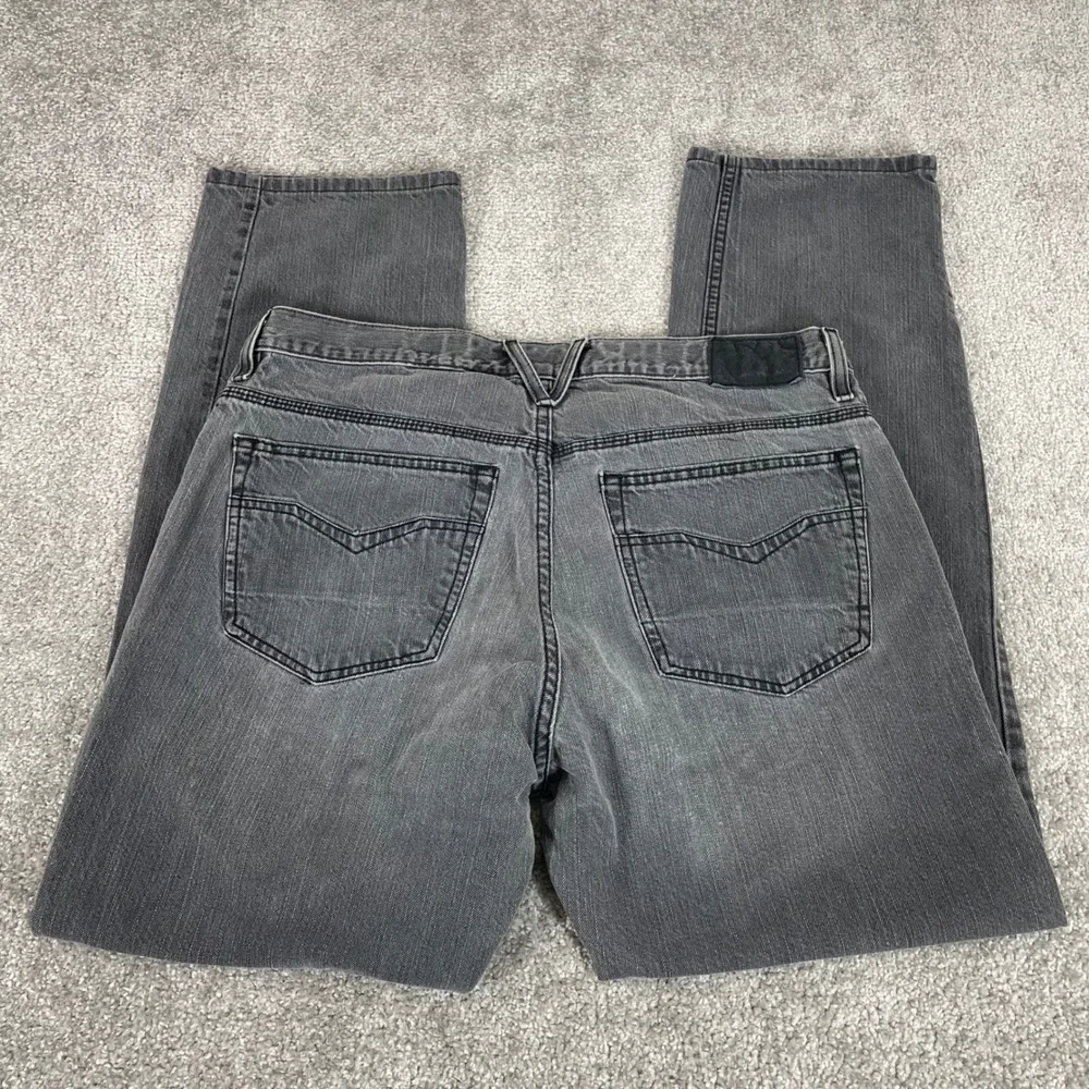 Harley Davidson Jeans Mens 36 x 31 Straight Faded Y2K Biker Moto (Tag 36x34)